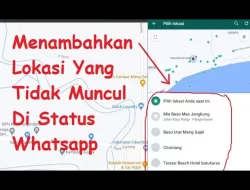Cara Agar Lokasi Muncul Di Status Whatsapp