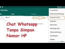 Cara Chat Whatsapp Tanpa Simpan Nomor Bisa Chat & Telepon