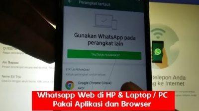 Cara Whatsapp Web di HP & Komputer Laptop / PC